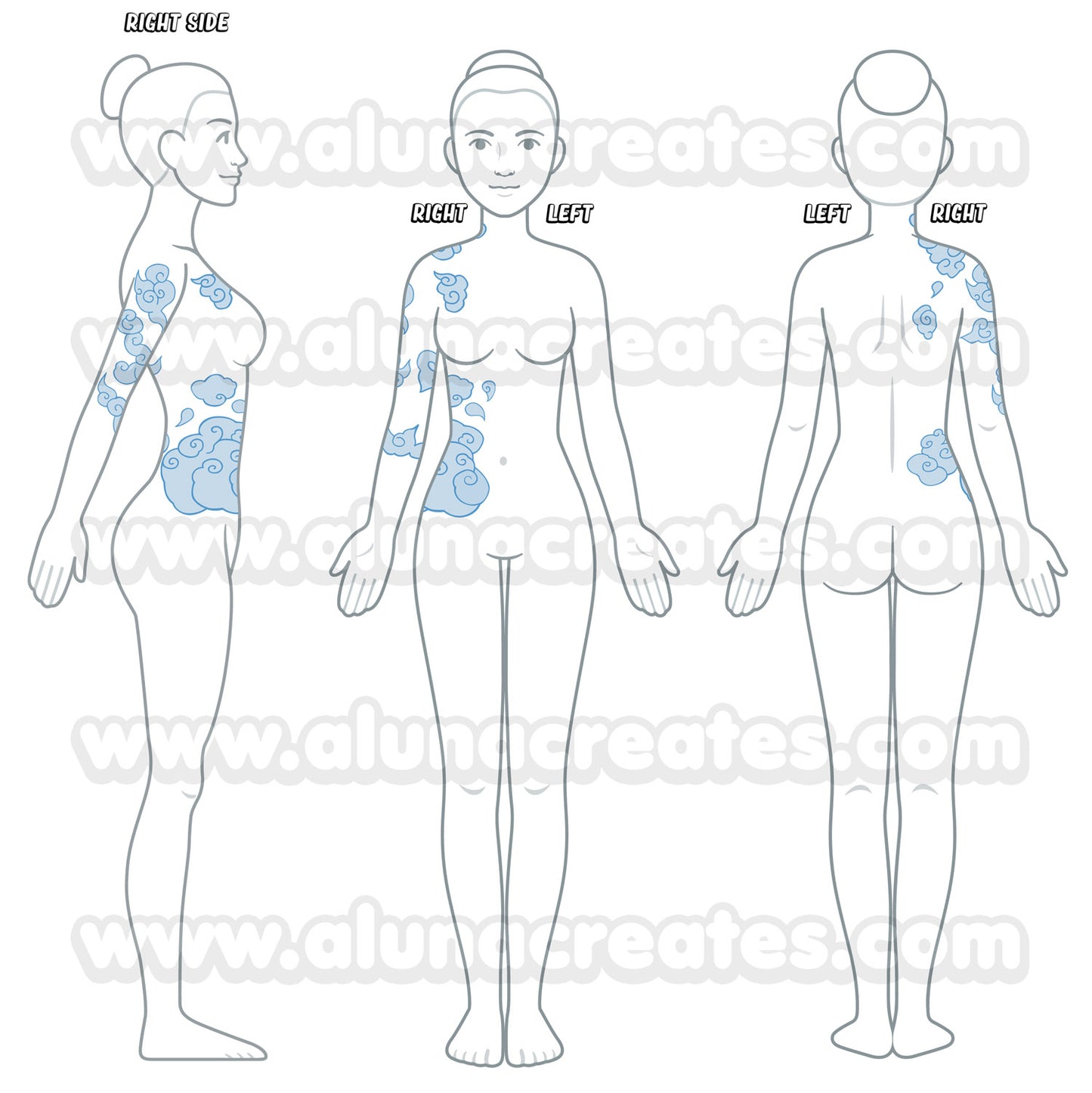 Jinx - Arcane | READY TO PRINT .PDF TATTOOS | FULL SET - AlunaCreates