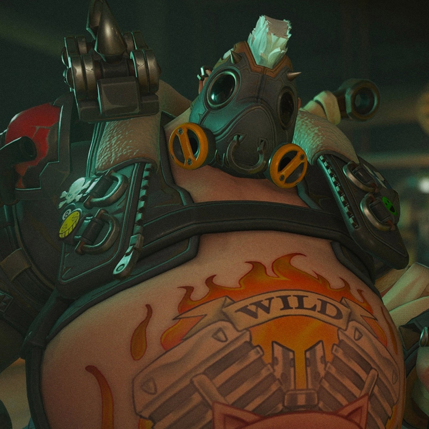 Roadhog - Overwatch | Temporary Tattoo | FULL SIZE - AlunaCreates