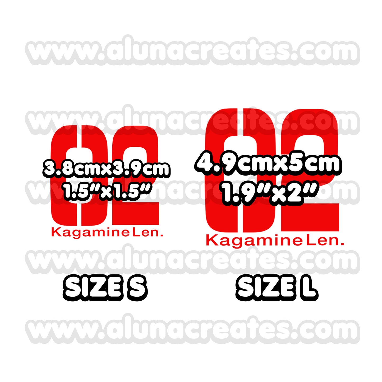 Rin Kagamine / Len Kagamine | Tatuajes Temporales | JUEGO DE 2 - AlunaCreates