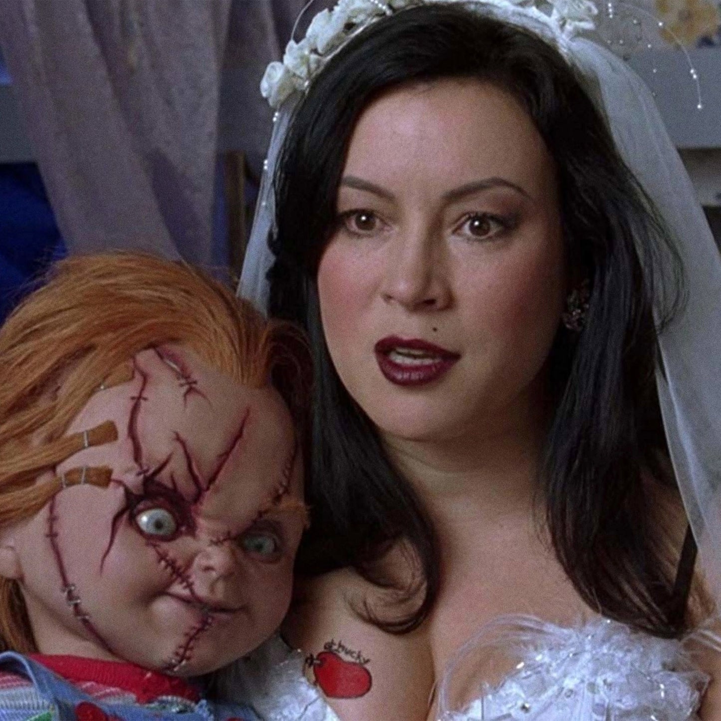 Tiffany Valentine - The Bride of Chucky | Temporary Tattoos | SET OF 2 - AlunaCreates