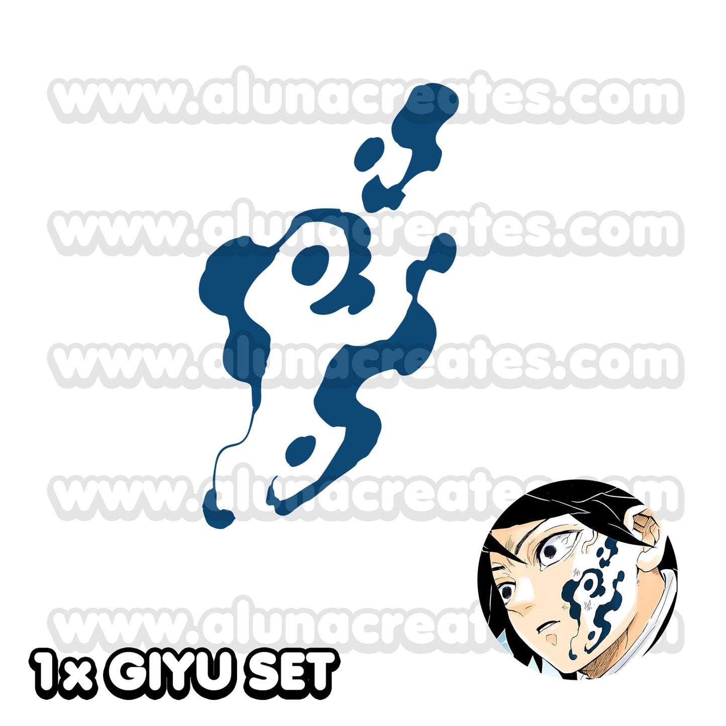 The Demon Slayer Mark - Demon Slayer | Temporary Tattoos | AlunaCreates