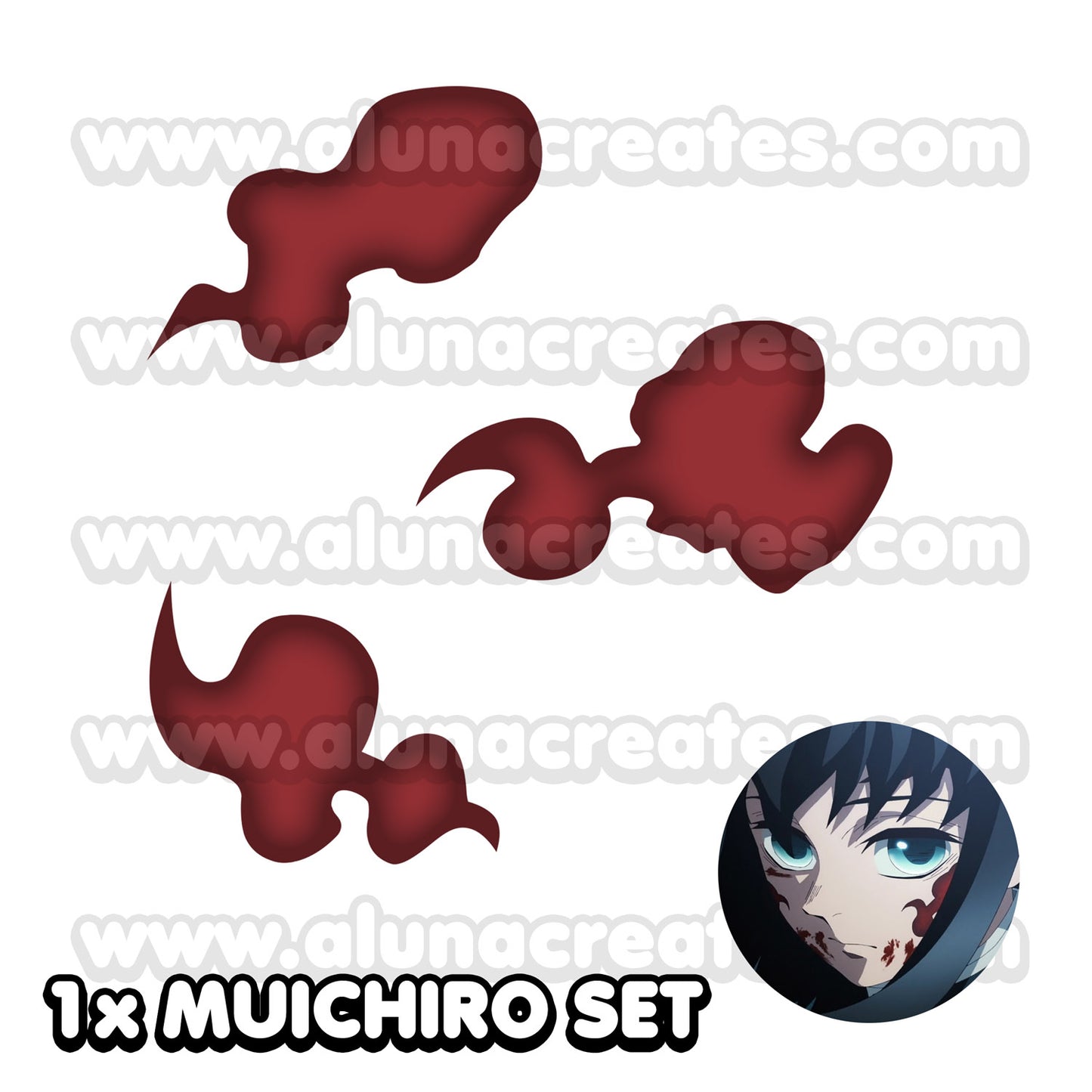 The Demon Slayer Mark - Demon Slayer | Temporary Tattoos | AlunaCreates
