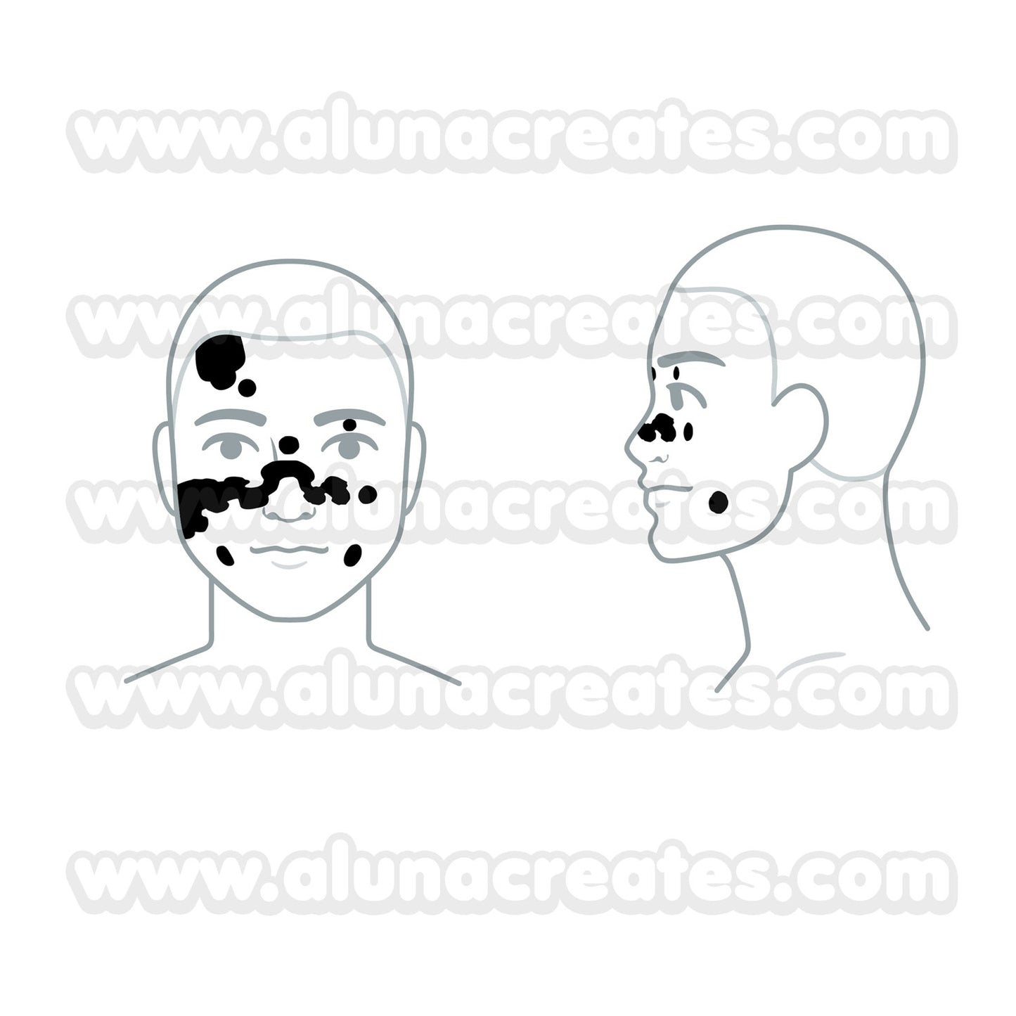 Gyutaro - Demon Slayer | Temporary Tattoos | FULL SET - AlunaCreates