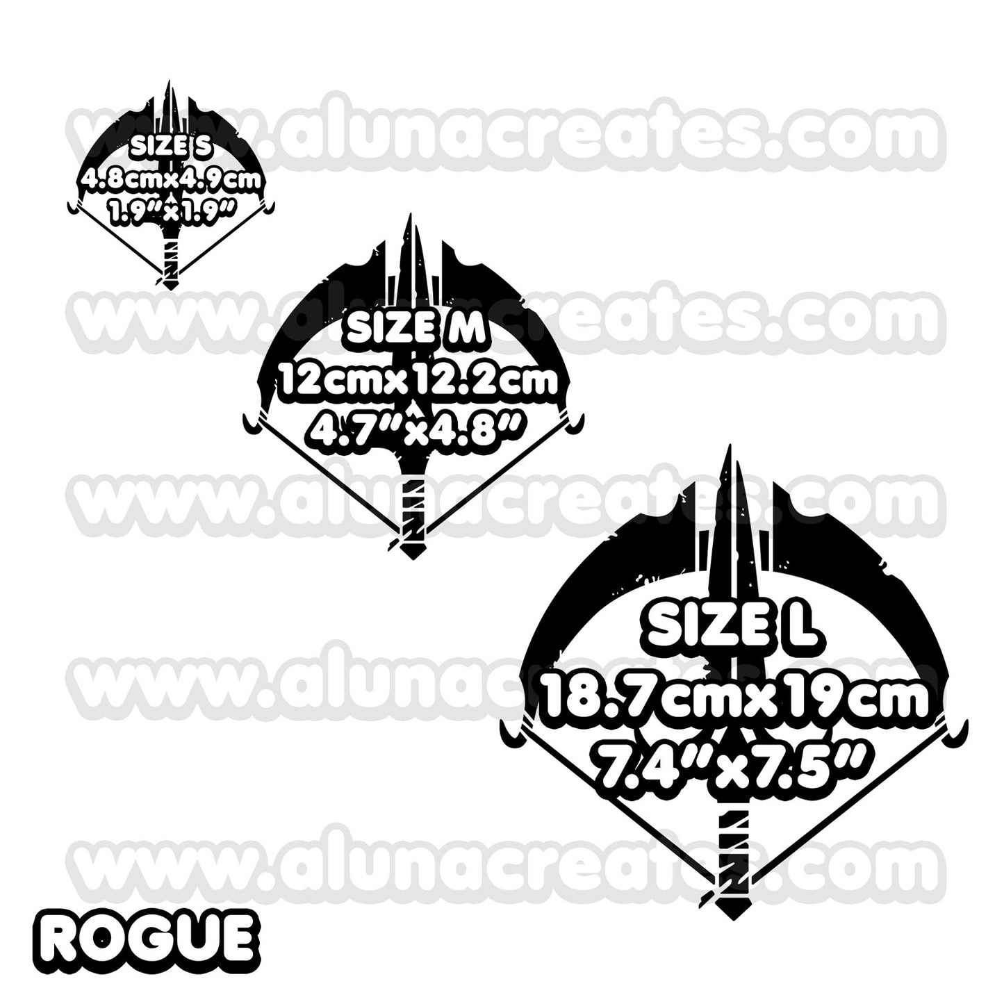 Diablo IV Classes | Temporary Tattoos | AlunaCreates