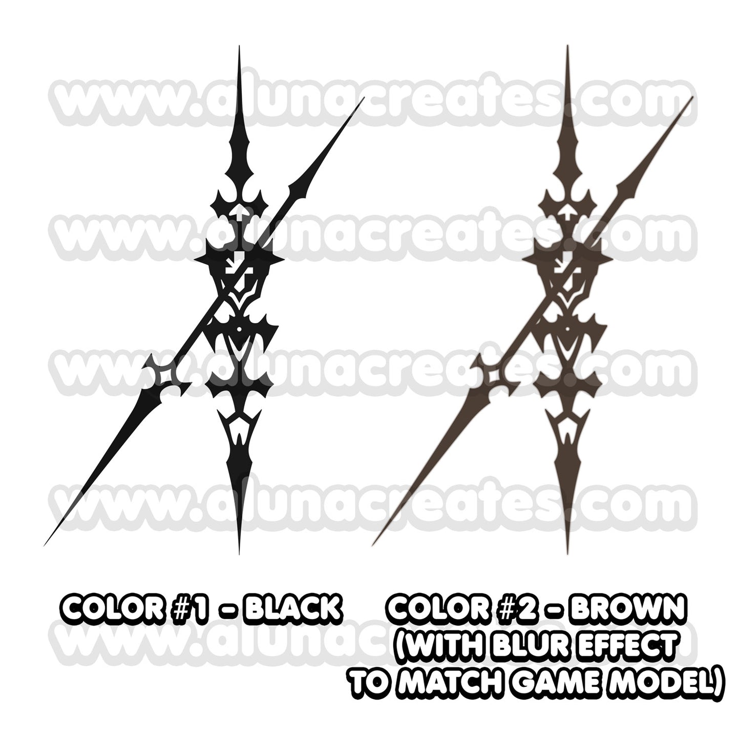 Clive Rosfield - Final Fantasy XVI | Temporary Tattoos | SET OF 2 - AlunaCreates