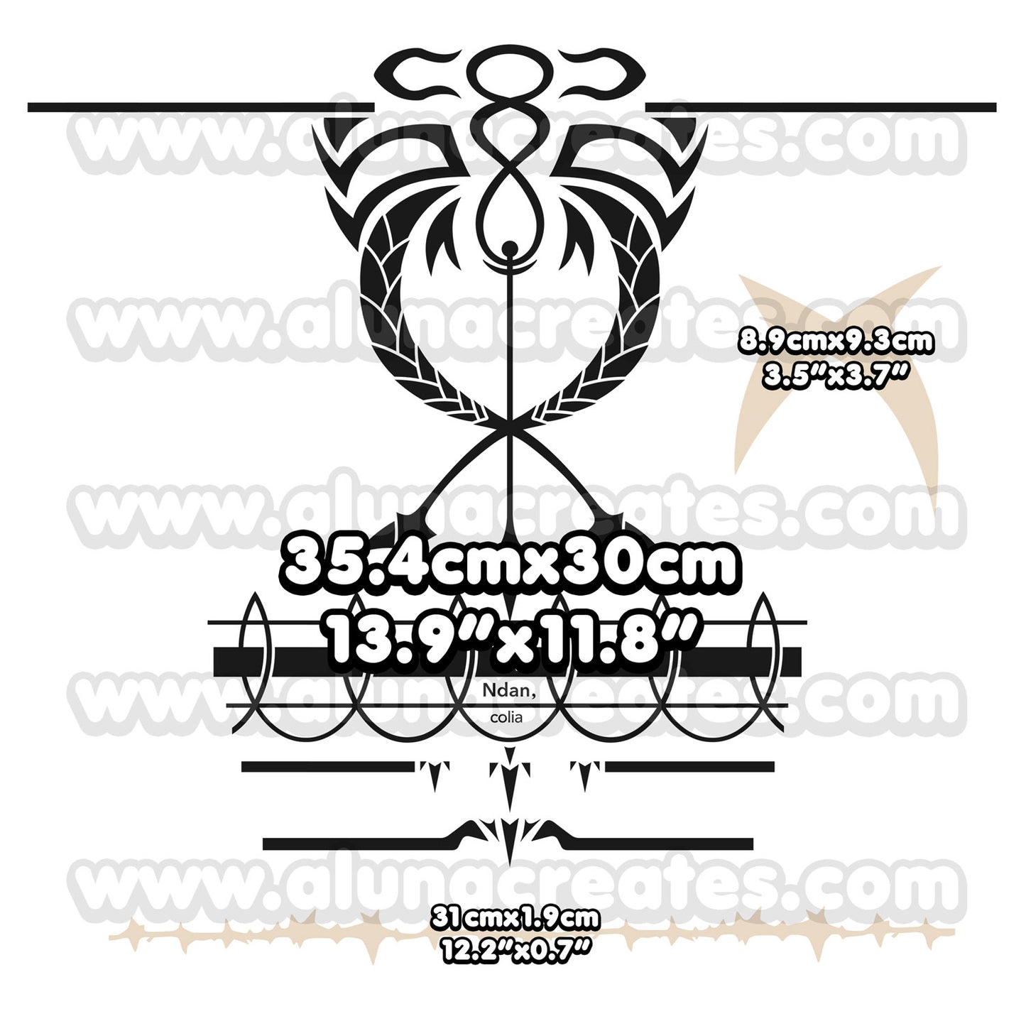 Scar - Fullmetal Alchemist | Temporary Tattoos | FULL SET - AlunaCreates