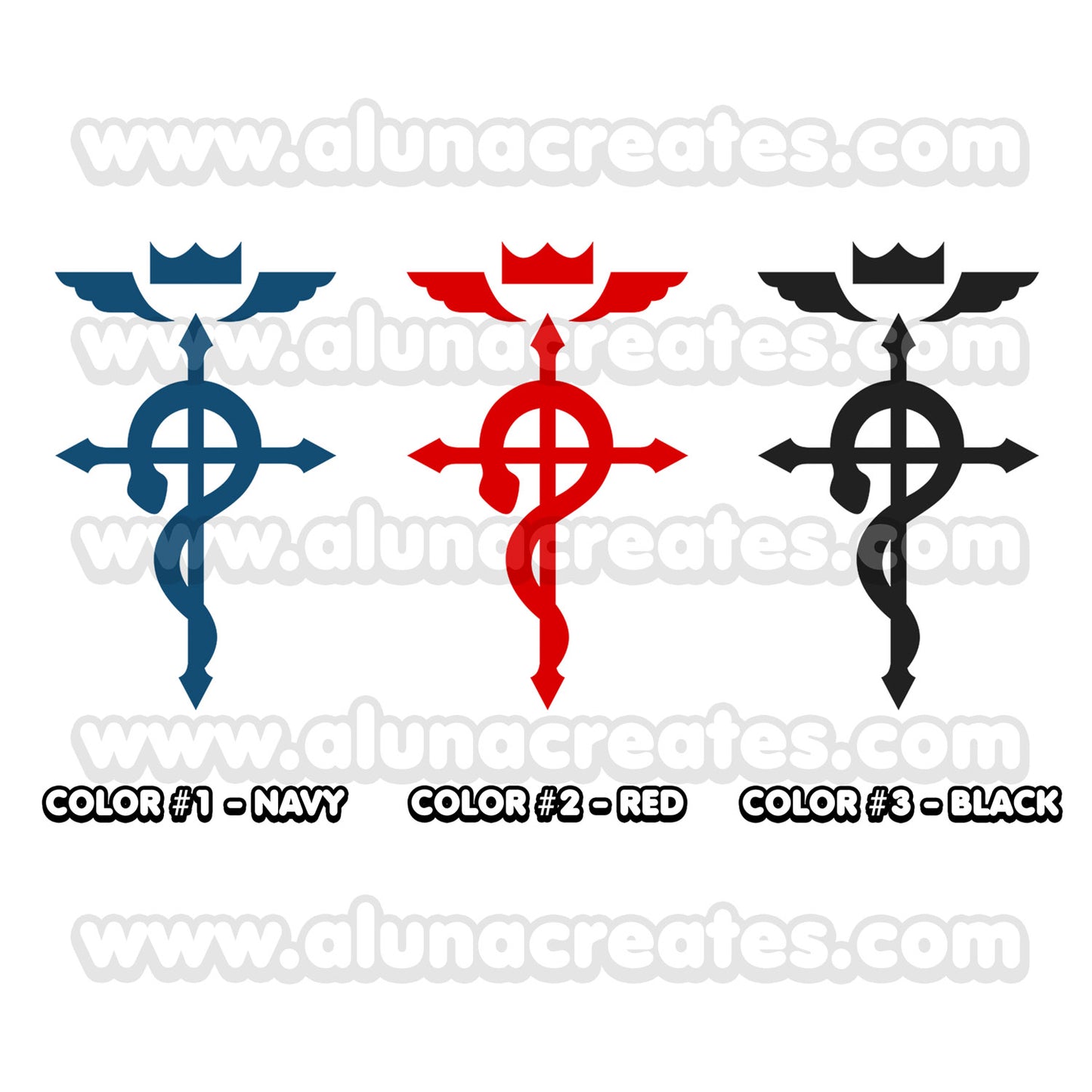 Izumi Curtis - Fullmetal Alchemist | Temporary Tattoos | SET OF 3 - AlunaCreates