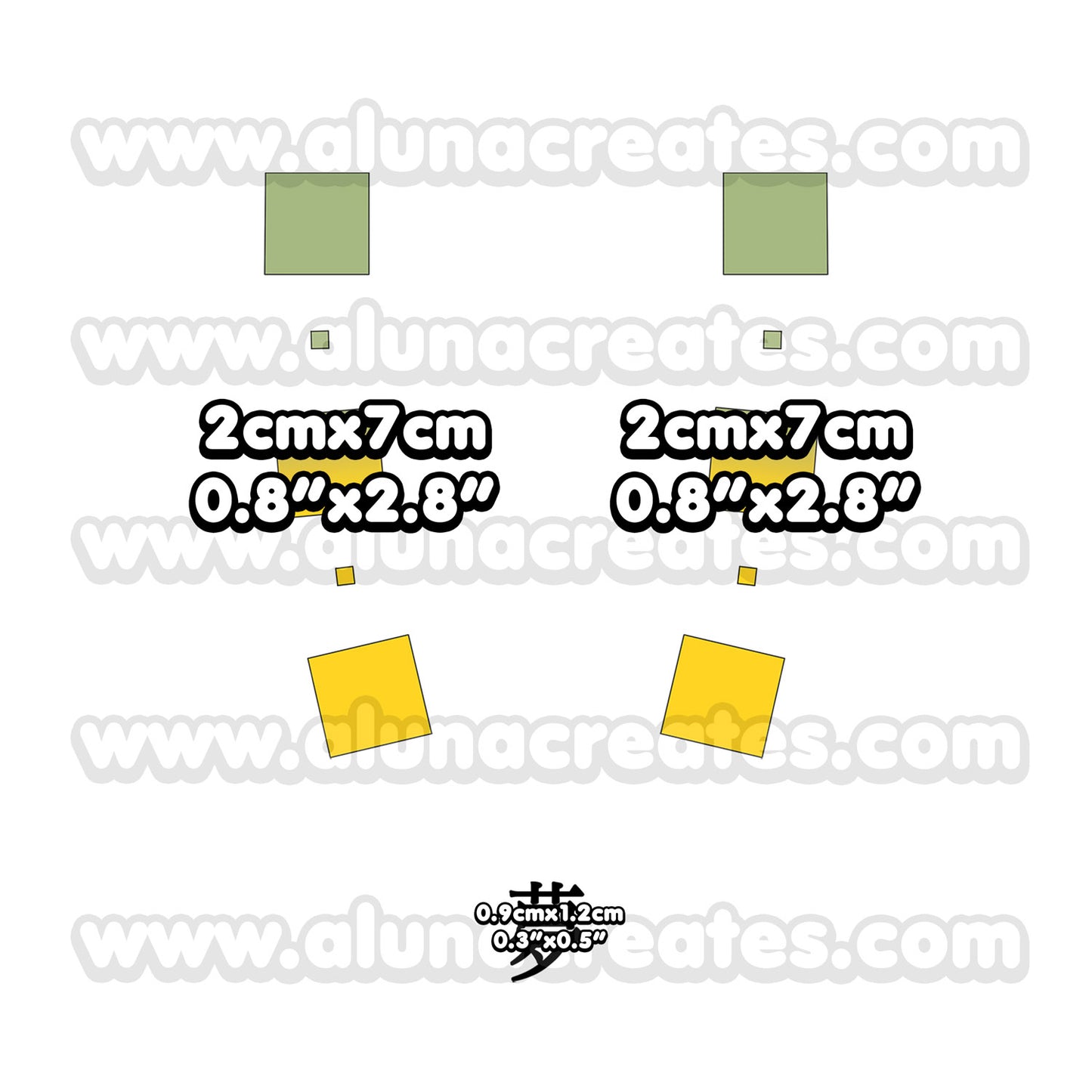 Enmu - Demon Slayer | Temporary Tattoos | FULL SET - AlunaCreates