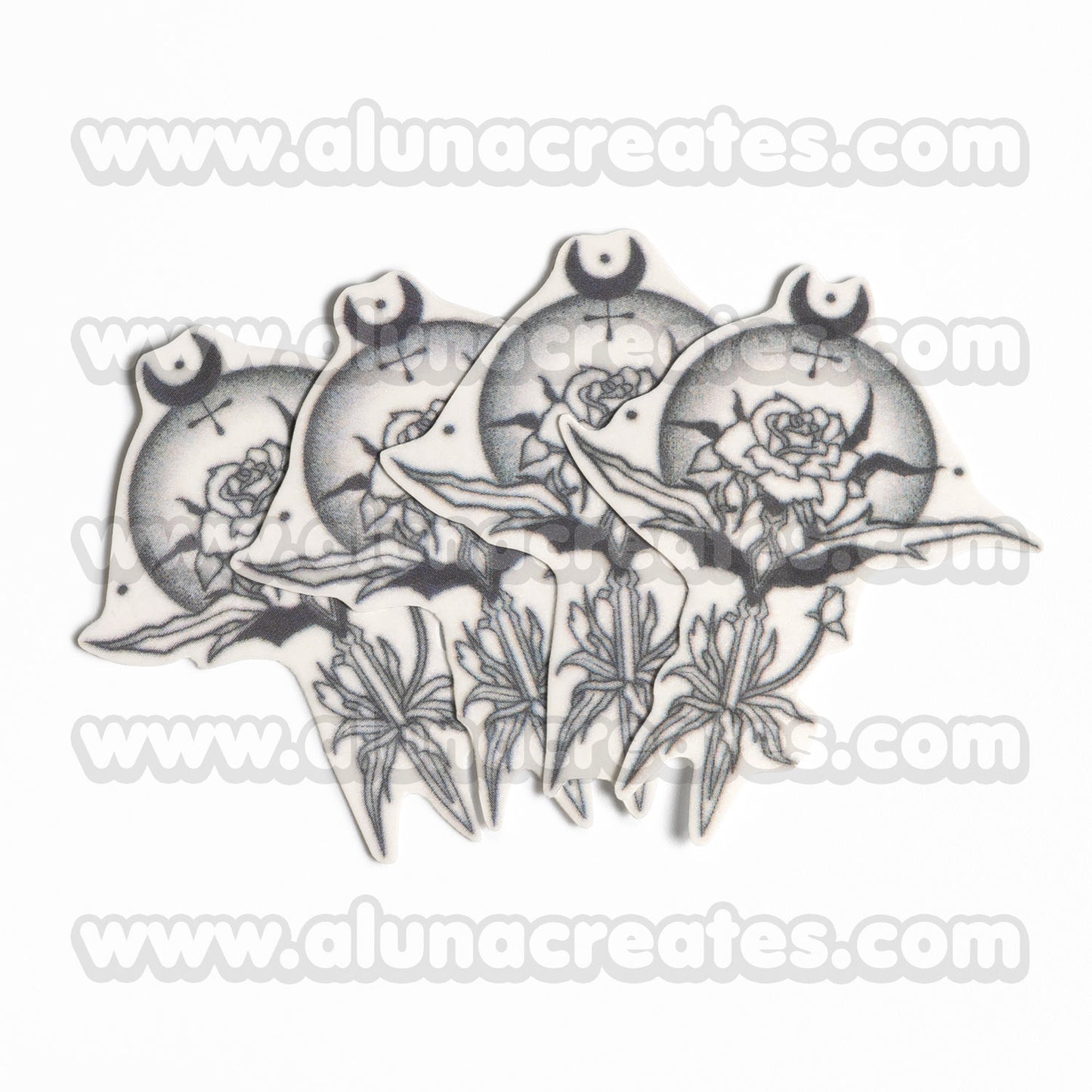 Bela, Daniela, Cassandra Dimitrescu - Resident Evil VIII | Temporary Tattoos | SET OF 2 OR 4 - AlunaCreates