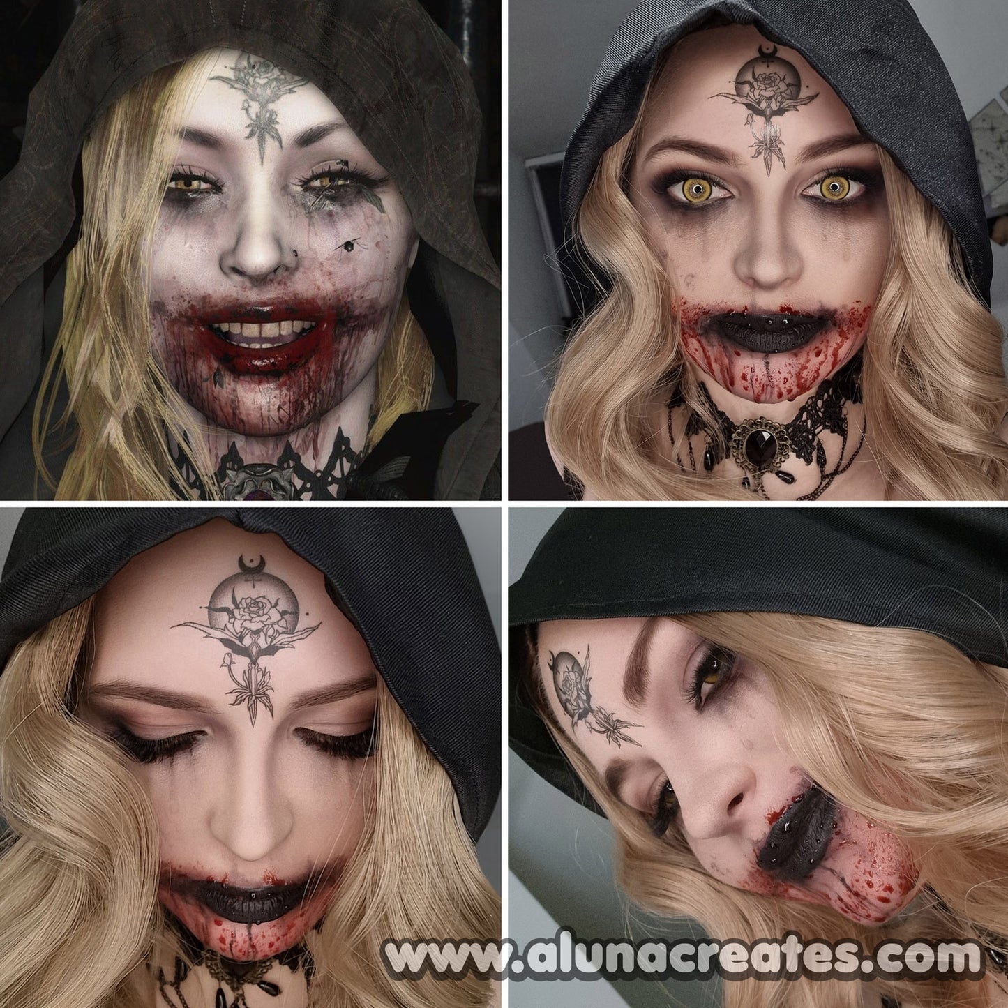 Bela, Daniela, Cassandra Dimitrescu - Resident Evil VIII | Temporary Tattoos | SET OF 2 OR 4 - AlunaCreates