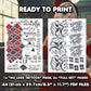 Harley Quinn (Red Dress) - The Suicide Squad | READY TO PRINT .PDF TATTOOS | FULL SET - AlunaCreates