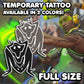 Lúcio - Overwatch | Temporary Tattoo | FULL SIZE - AlunaCreates