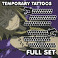 Medusa - Soul Eater | Temporary Tattoos | FULL SET - AlunaCreates
