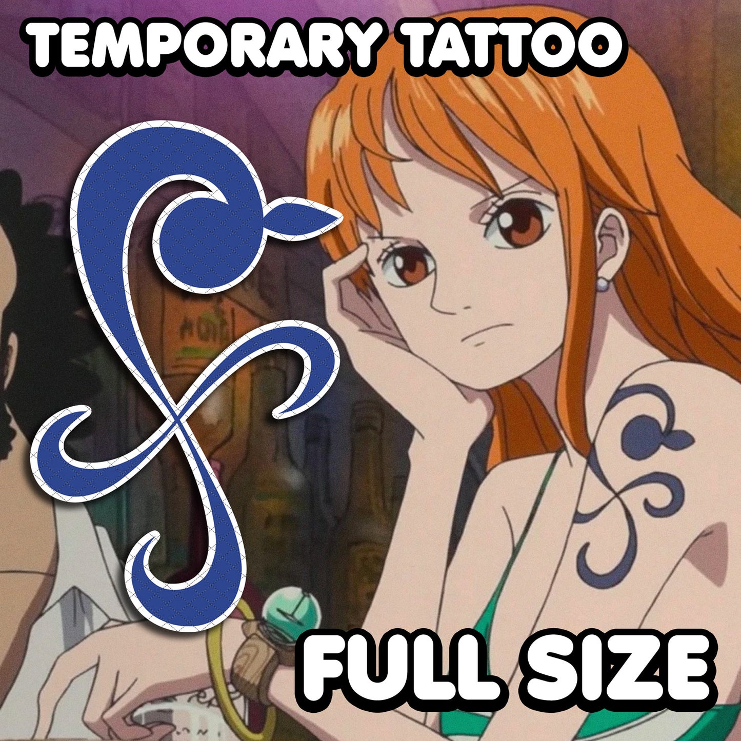 Nami - One Piece | Temporary Tattoo | AlunaCreates