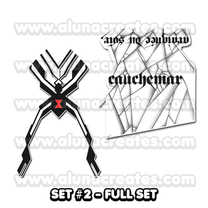 Widow maker - Over watch | Temporäre Tattoos | VOLLSTÄNDIGE GRÖSSE-AlunaCreates