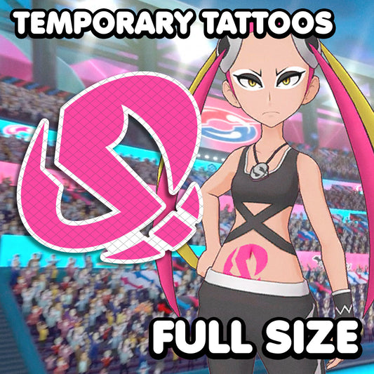 Plumeria - Pokemon | Temporary Tattoo | FULL SIZE - AlunaCreates