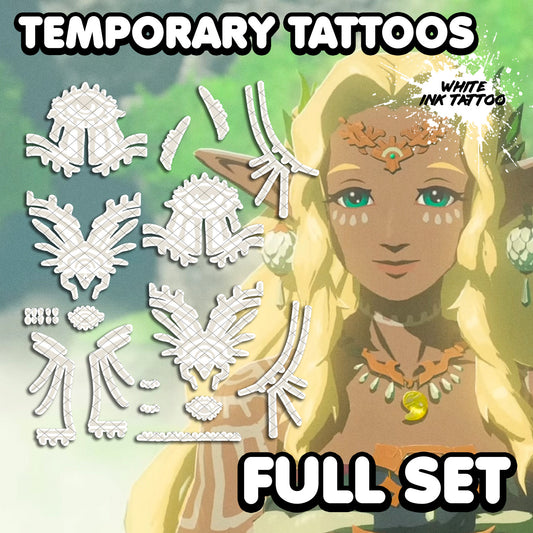 Queen Sonia - Tears of the Kingdom | Temporary Tattoos | FULL SET - AlunaCreates