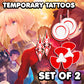 Command Spell - Fate/Stay Night | Temporary Tattoos | SET OF 2 - AlunaCreates