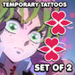 Mitsuri Kanroji - Demon Slayer | Temporary Tattoos | SET OF 2 - AlunaCreates