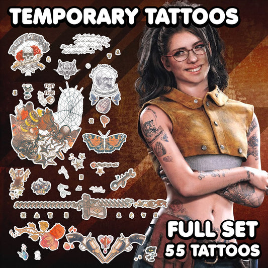 Nico Goldstein - Devil May Cry 5 | Temporary Tattoos | FULL SET - AlunaCreates