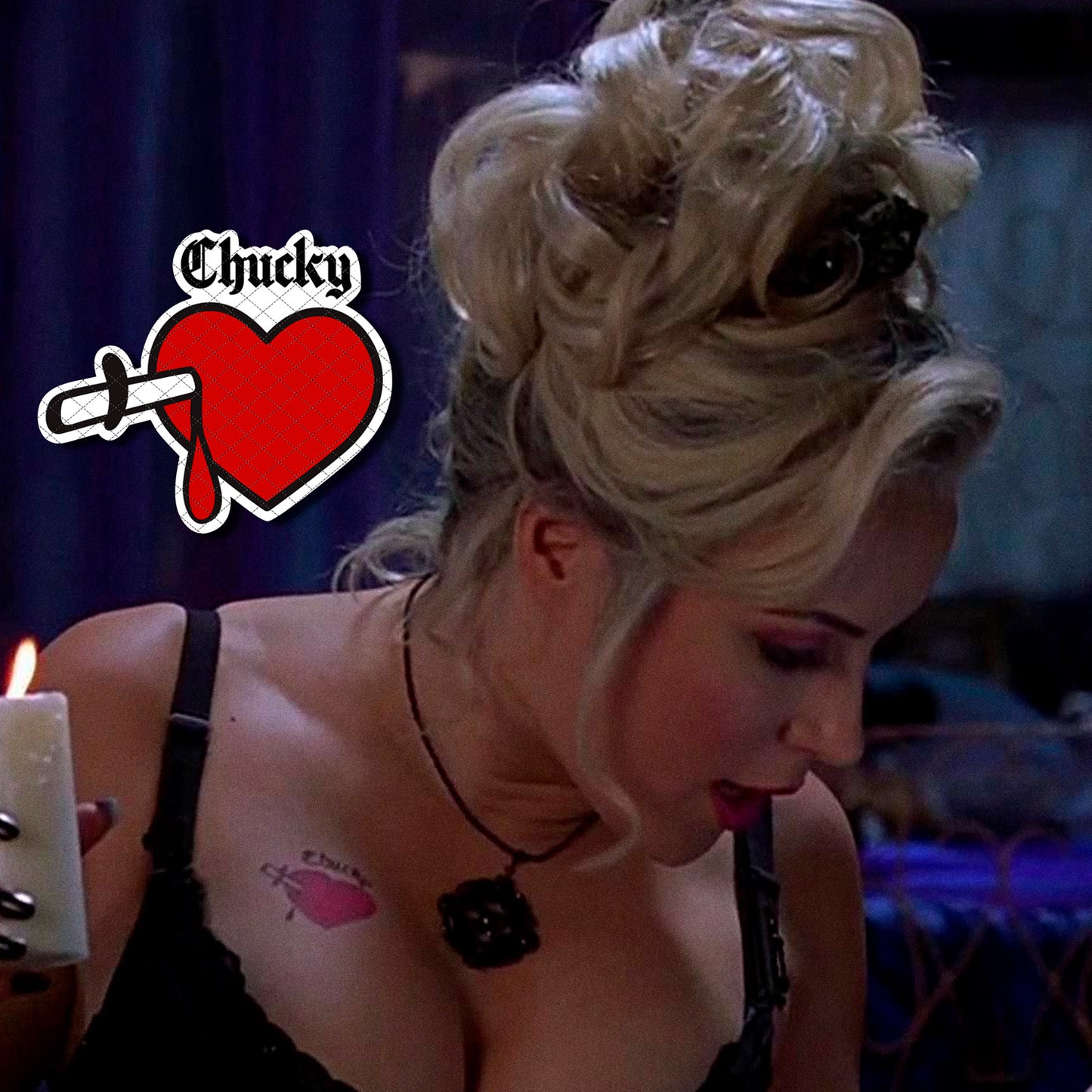 Tiffany Valentine - The Bride of Chucky | Temporary Tattoos | SET OF 2 - AlunaCreates