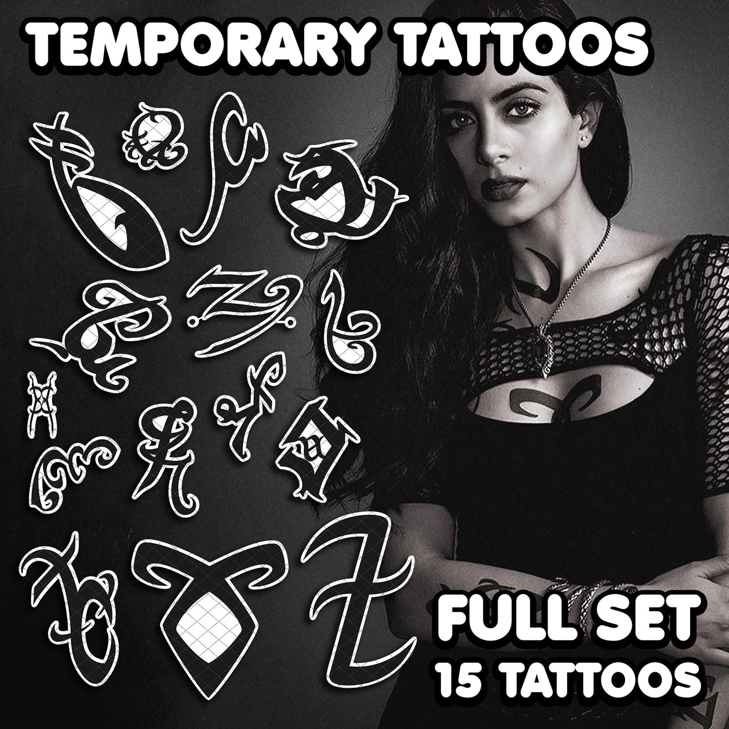 Isabelle Lightwood - Shadowhunters | Temporary Tattoos | FULL SET - AlunaCreates