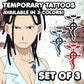 Izumi Curtis - Fullmetal Alchemist | Temporary Tattoos | SET OF 3 - AlunaCreates