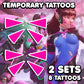 D.Va - Overwatch | Temporary Tattoos | 8 TATTOOS - AlunaCreates